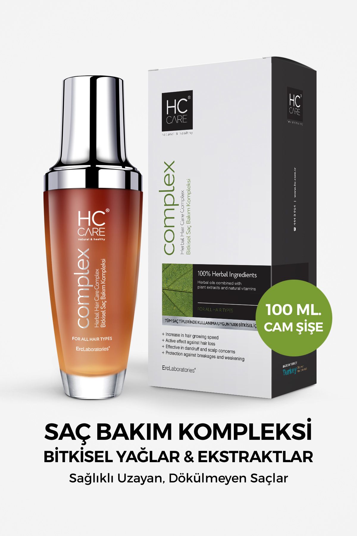 Complex Bitkisel Saç Bakım Kompleksi - 100 ml
